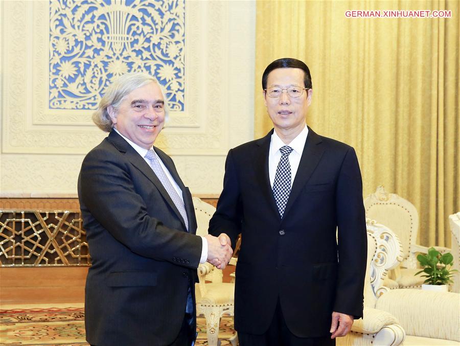 CHINA-BEIJING-ZHANG GAOLI-U.S.-ENERGY SECRETARY-MEETING(CN)