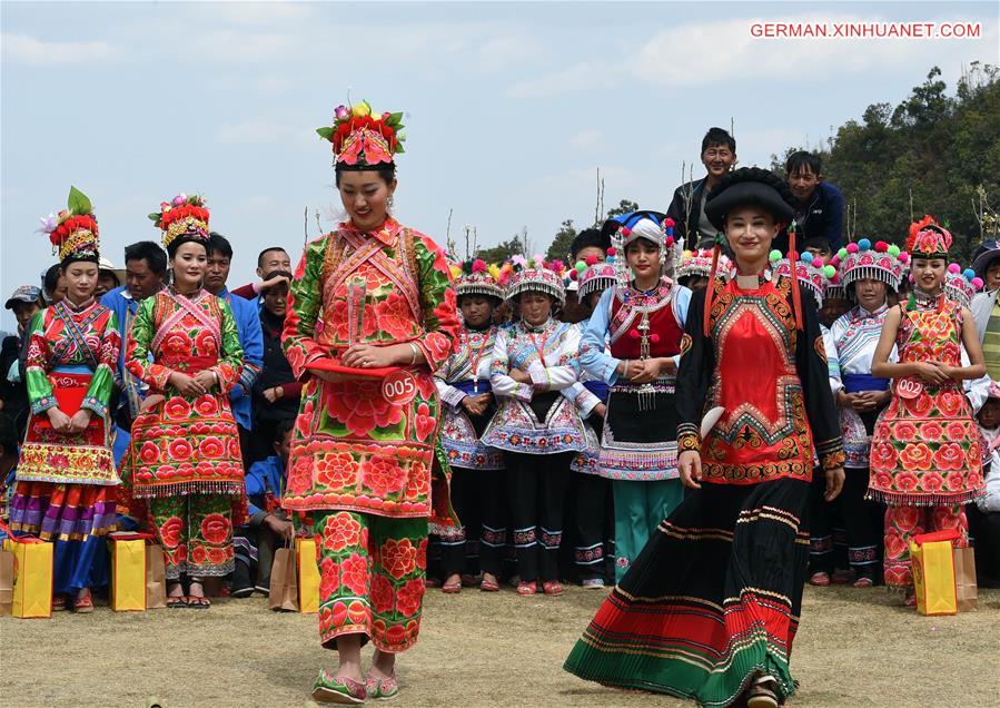 CHINA-YUNNAN-WEISHAN-PEAR BLOSSOM FESTIVAL(CN)