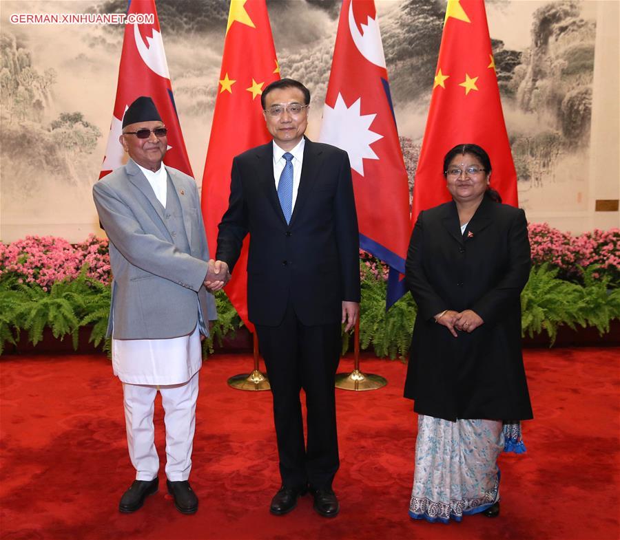 CHINA-BEIJING-NEPALESE PM-VISIT (CN)