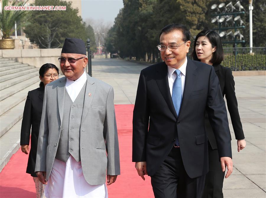 CHINA-BEIJING-NEPALESE PM-VISIT (CN)