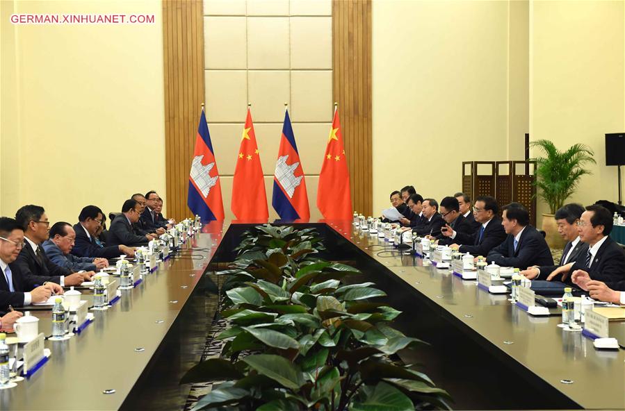 CHINA-LI KEQIANG-CAMBODIA PM-MEETING (CN)