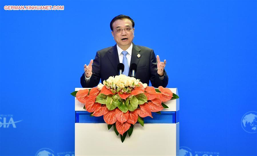 CHINA-HAINAN-BFA OPENING CEREMONY-LI KEQIANG (CN)