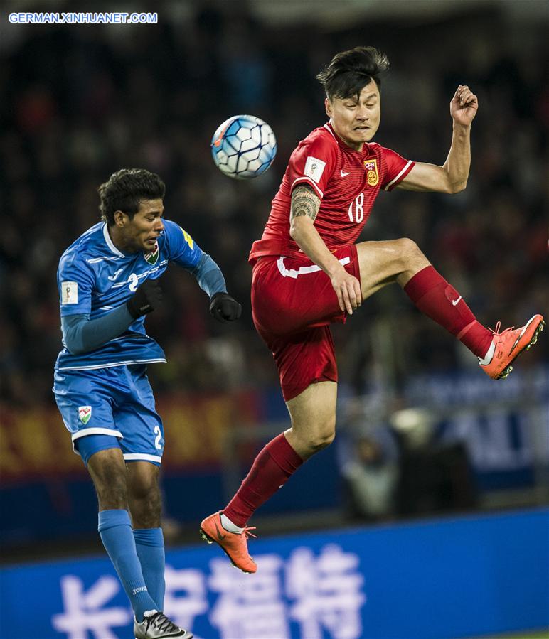 (SP)CHINA-WUHAN-FOOTBALL-WORLD CUP QUALIFICATION