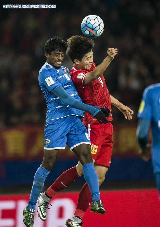 (SP)CHINA-WUHAN-FOOTBALL-WORLD CUP QUALIFICATION