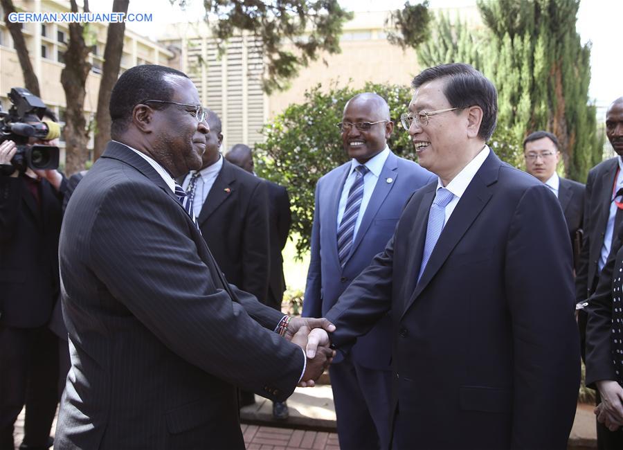 KENYA-CHINA-ZHANG DEJIANG-VISIT