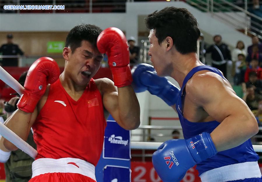 (SP)CHINA-HEBEI-BOXING-OLYMPICS-QUALIFIER