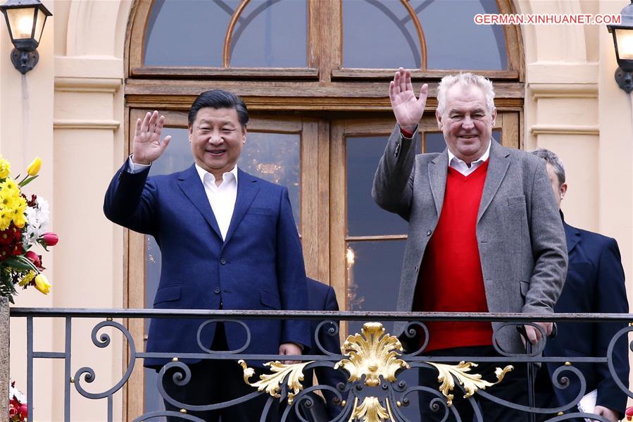 CZECH REPUBLIC-PRAGUE-CHINA-XI JINPING-VISIT