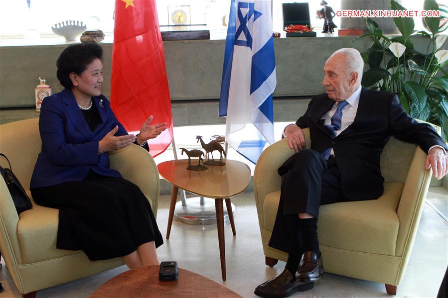 ISRAEL-TEL AVIV-CHINA-VICE PREMIER-MEETING