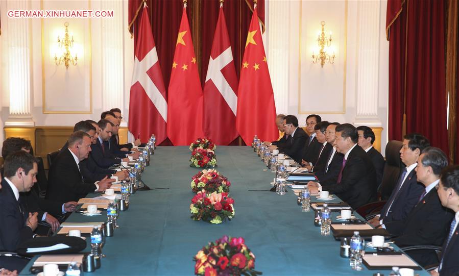 U.S.-WASHINGTON-CHINA-XI JINPING-DANISH PM-MEETING