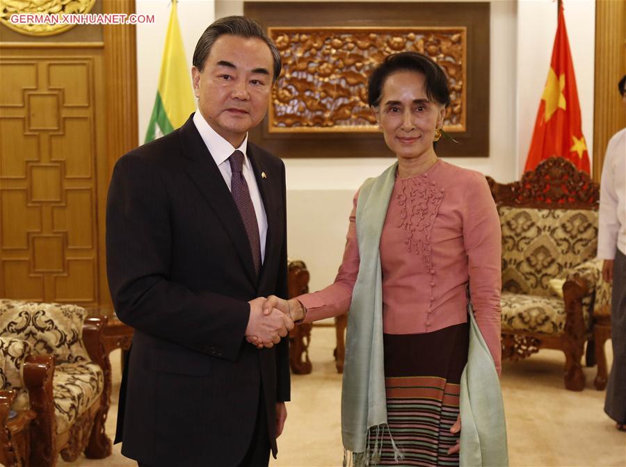 MYANMAR-NAY PYI TAW-CHINA-MEETING