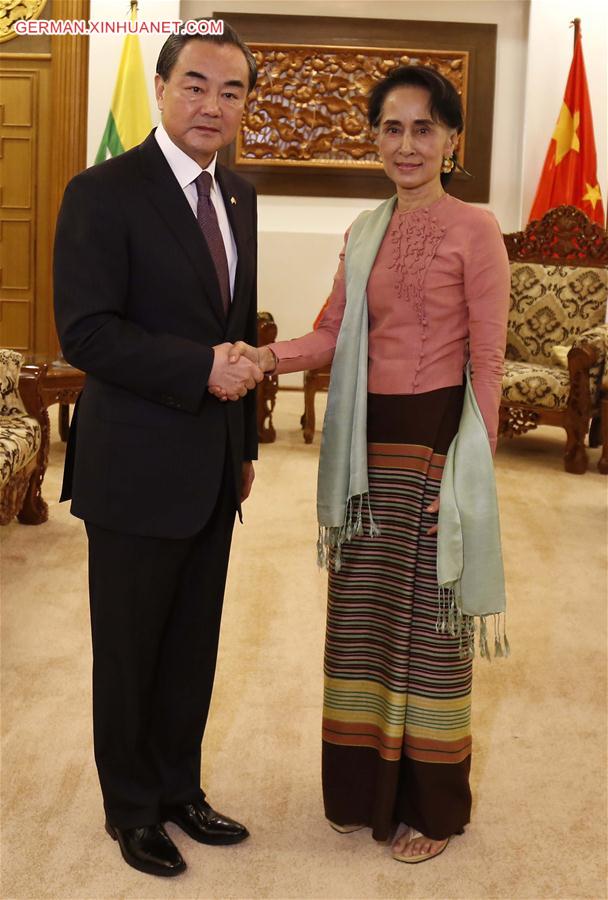 MYANMAR-NAY PYI TAW-CHINA-MEETING