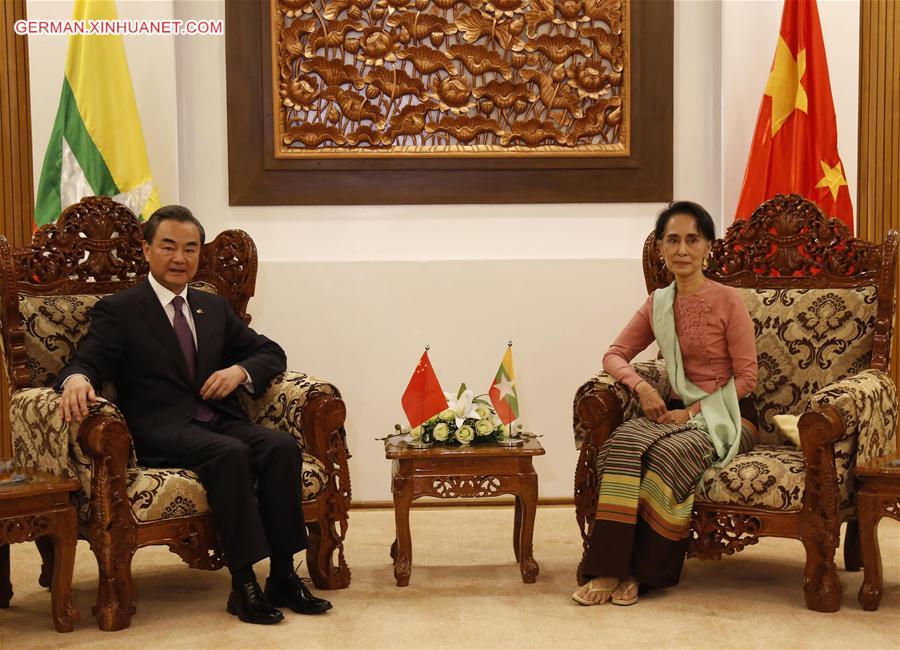 MYANMAR-NAY PYI TAW-CHINA-MEETING