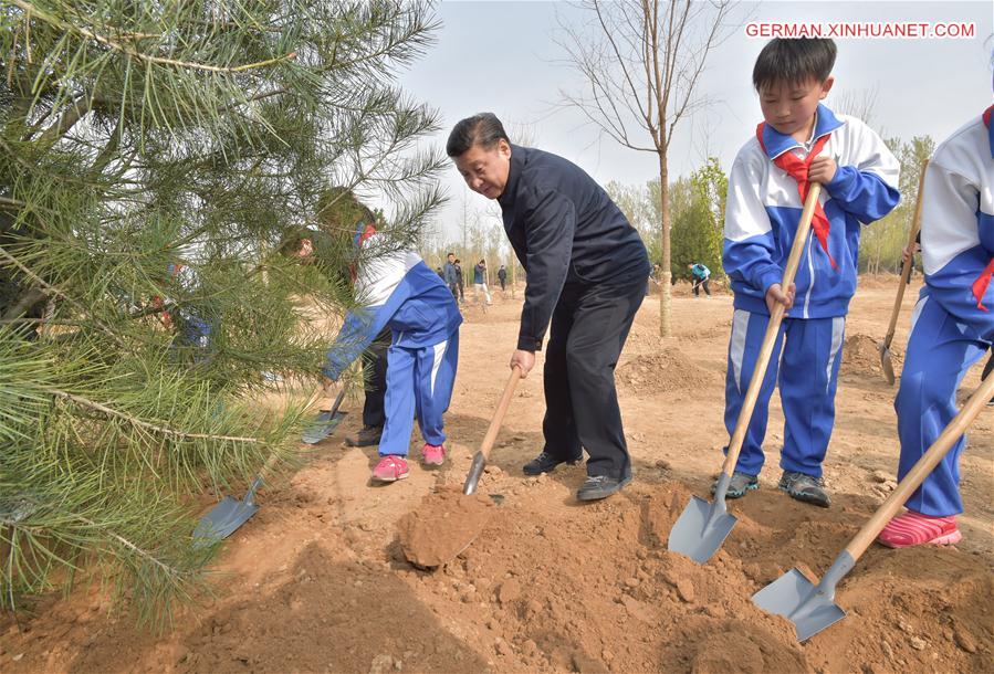 CHINA-BEIJING-LEADERS-TREE PLANTING (CN) 