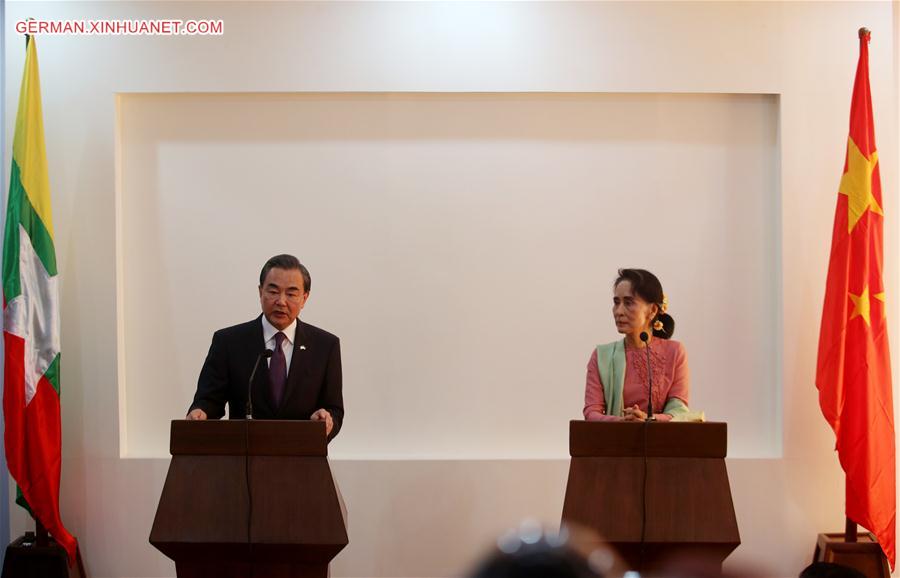 MYANMAR-NAY PYI TAW-CHINA-PRESS CONFERENCE