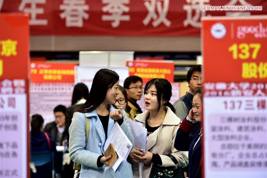 CHINA-ANHUI-HEFEI-JOB FAIR (CN)