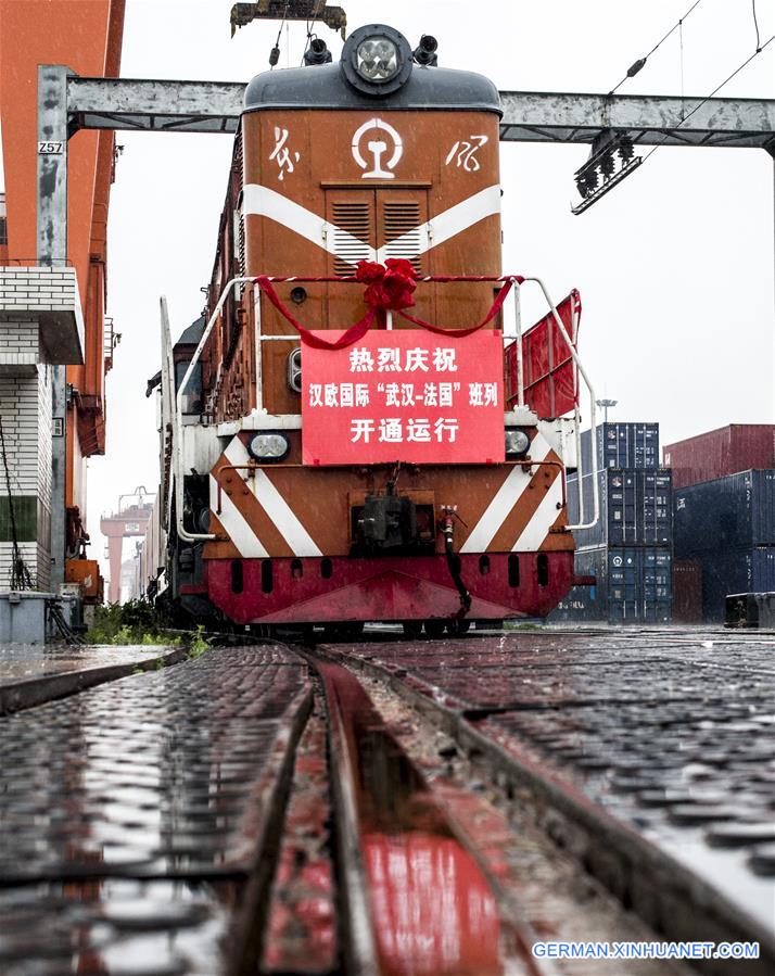 CHINA-HUBEI-WUHAN-LYONS FREIGHT TRAIN (CN)