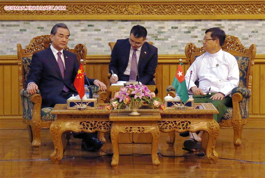 MYANMAR-NAY PYI TAW-CHINA-MEETING