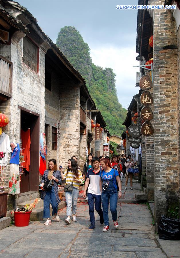 #CHINA-GUANGXI-HUANGYAO ANCIENT TOWN (CN)