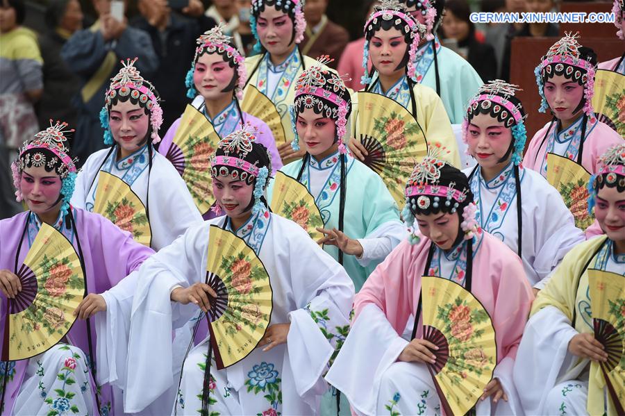 CHINA-ZHEJIANG-CULTURE-TANG XIANZU-ANNIVERSARY (CN)