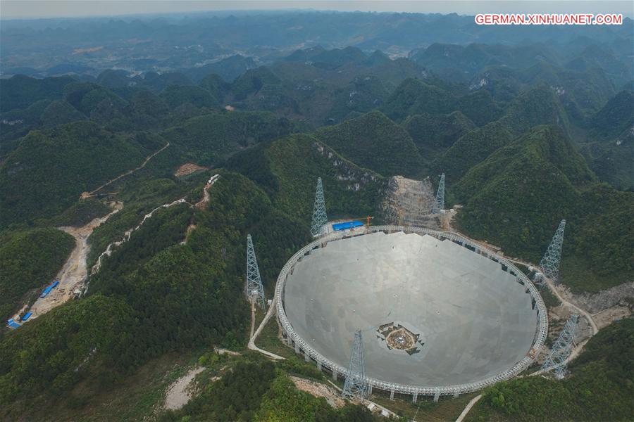 CHINA-GUIZHOU-RADIO TELESCOPE FAST-INSTALLATION (CN)