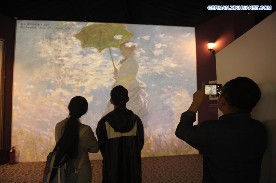 CHINA-SICHUAN-MONET-EXHIBITION (CN)