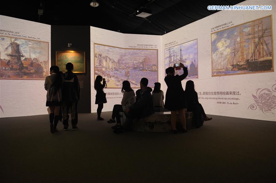 CHINA-SICHUAN-MONET-EXHIBITION (CN)