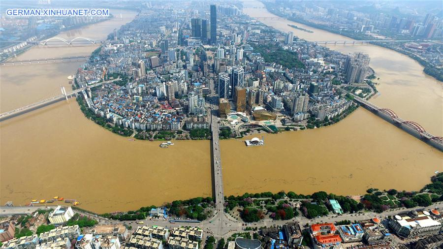 #CHINA-GUANGXI-LIUJIANG RIVER-FLOOD PEAK (CN)