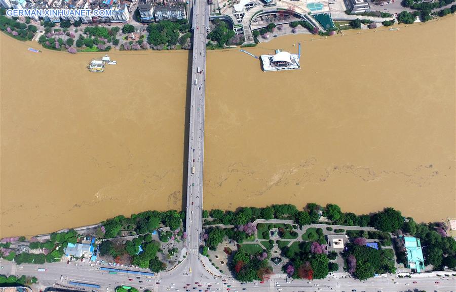 #CHINA-GUANGXI-LIUJIANG RIVER-FLOOD PEAK (CN)