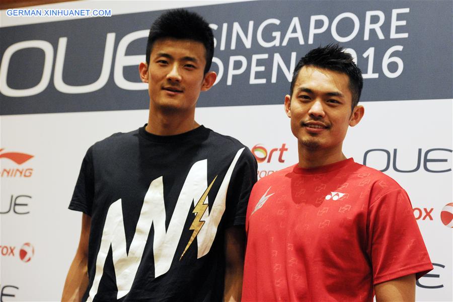 (SP)SINGAPORE-BADMINTON-SINGAPORE OPEN-PRESS CONFERENCE