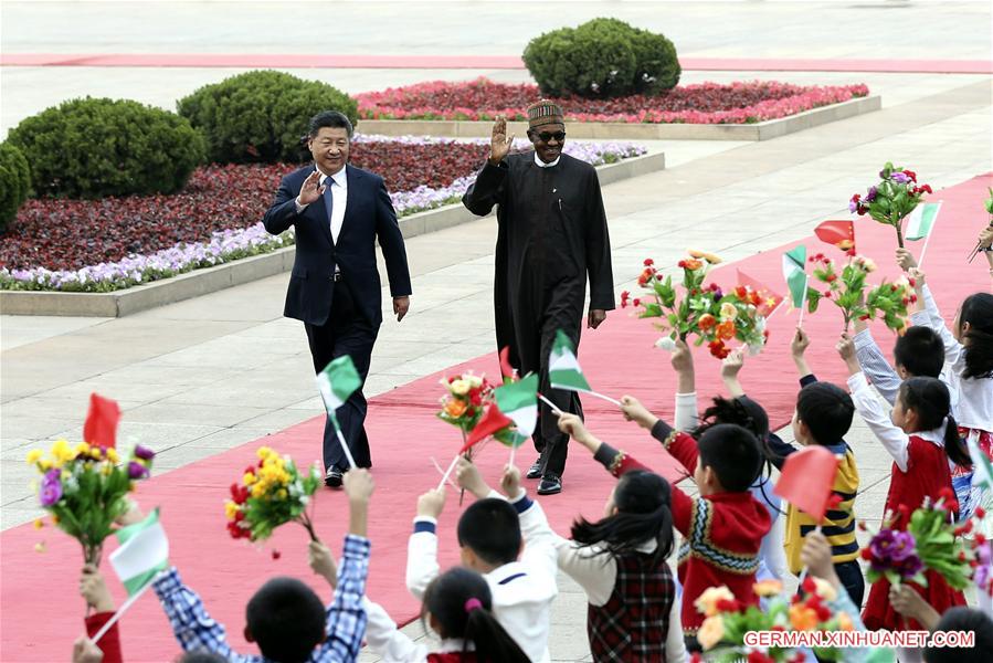 CHINA-BEIJING-XI JINPING-NIGERIAN PRESIDENT-TALKS (CN)