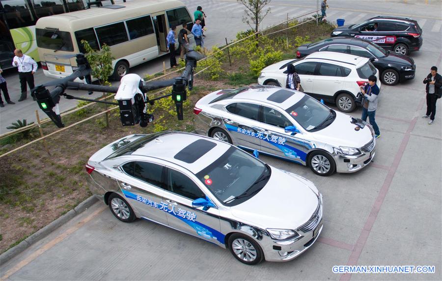 CHINA-CHONGQING-CHANGAN AUTO-DRIVERLESS CAR-TEST (CN)