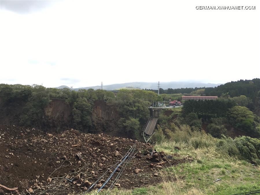 JAPAN-KUMAMOTO-EARTHQUAKE-AFTERMATH