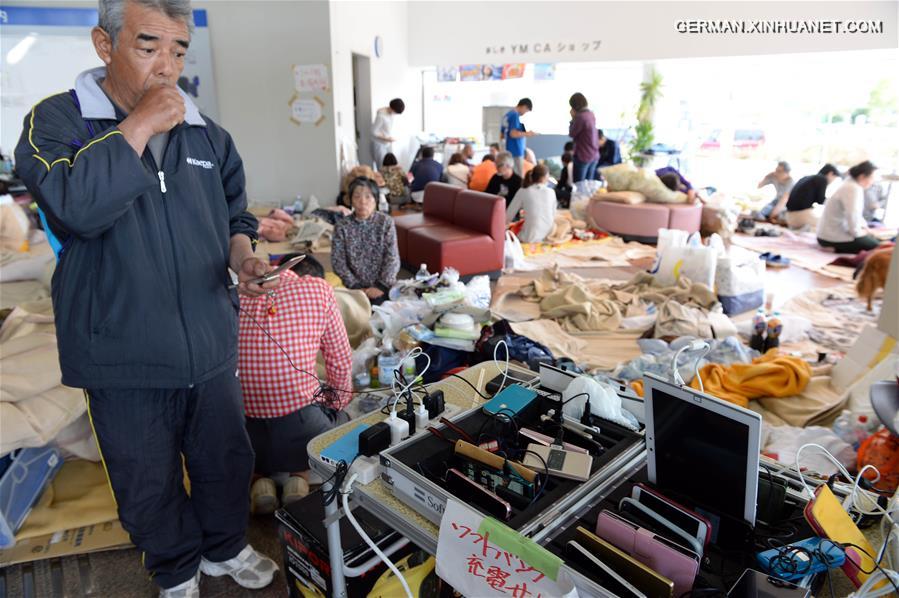 JAPAN-KUMAMOTO-EARTHQUAKE-AFTERMATH