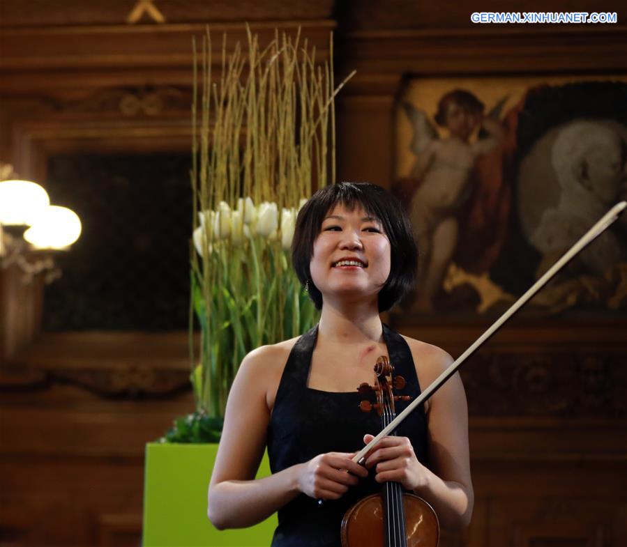 GERMANY-HEIDELBERG-CHINESE VIOLINIST-PERFORMANCE