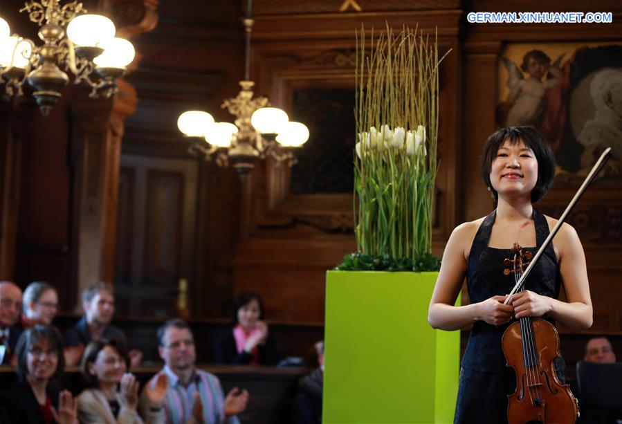 GERMANY-HEIDELBERG-CHINESE VIOLINIST-PERFORMANCE