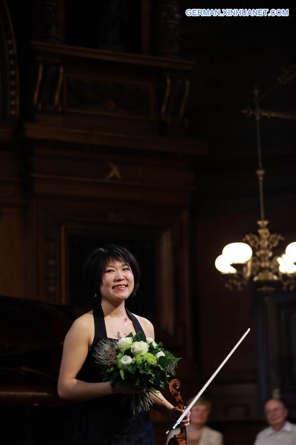 GERMANY-HEIDELBERG-CHINESE VIOLINIST-PERFORMANCE