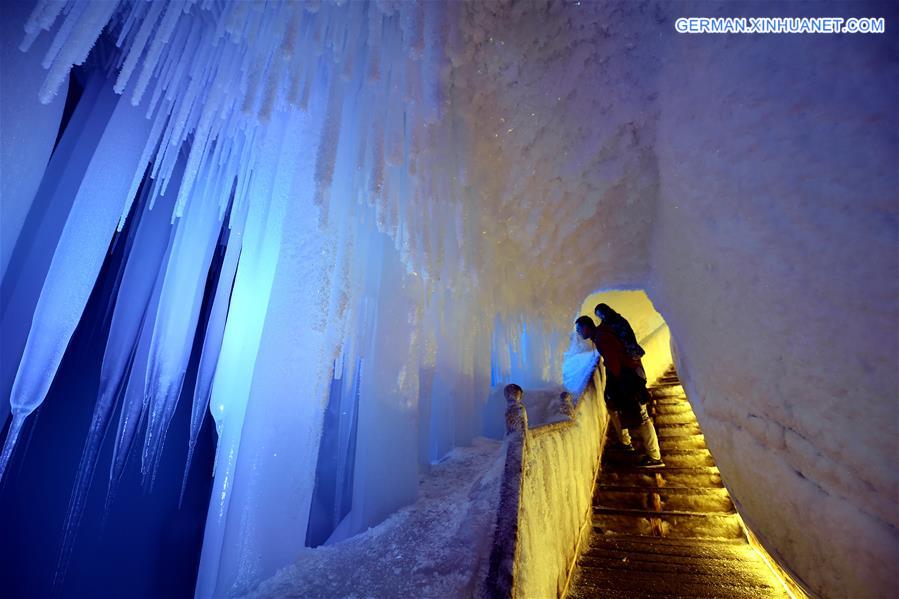 CHINA-SHANXI-ICE CAVE (CN)