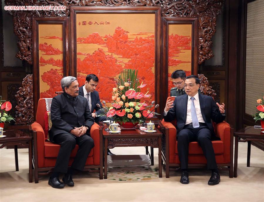 CHINA-BEIJING-LI KEQIANG-INDIA-MEETING (CN) 