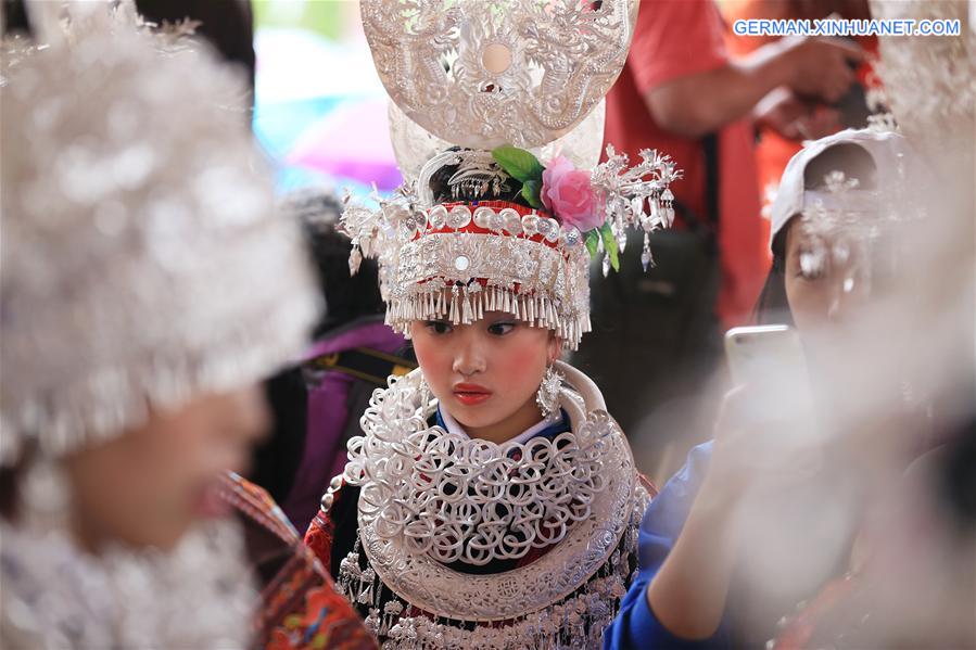 #CHINA-GUIZHOU-MIAO PEOPLE-SISTERS FESTIVAL (CN)