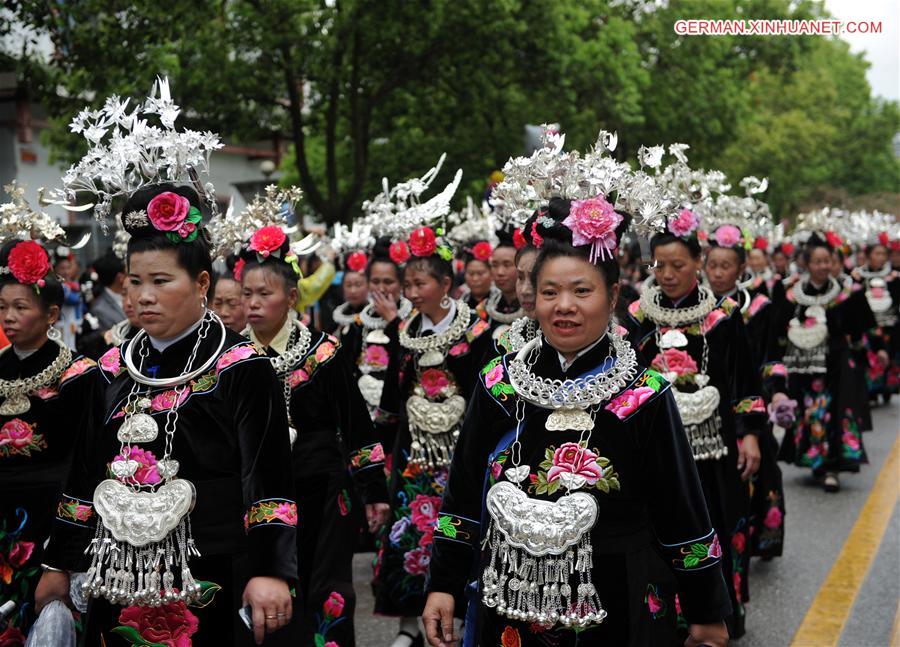 CHINA-GUIZHOU-MIAO ETHNIC GROUP-SISTERS FESTIVAL (CN) 