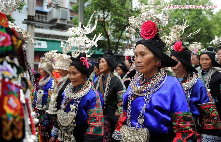 CHINA-GUIZHOU-MIAO ETHNIC GROUP-SISTERS FESTIVAL (CN) 