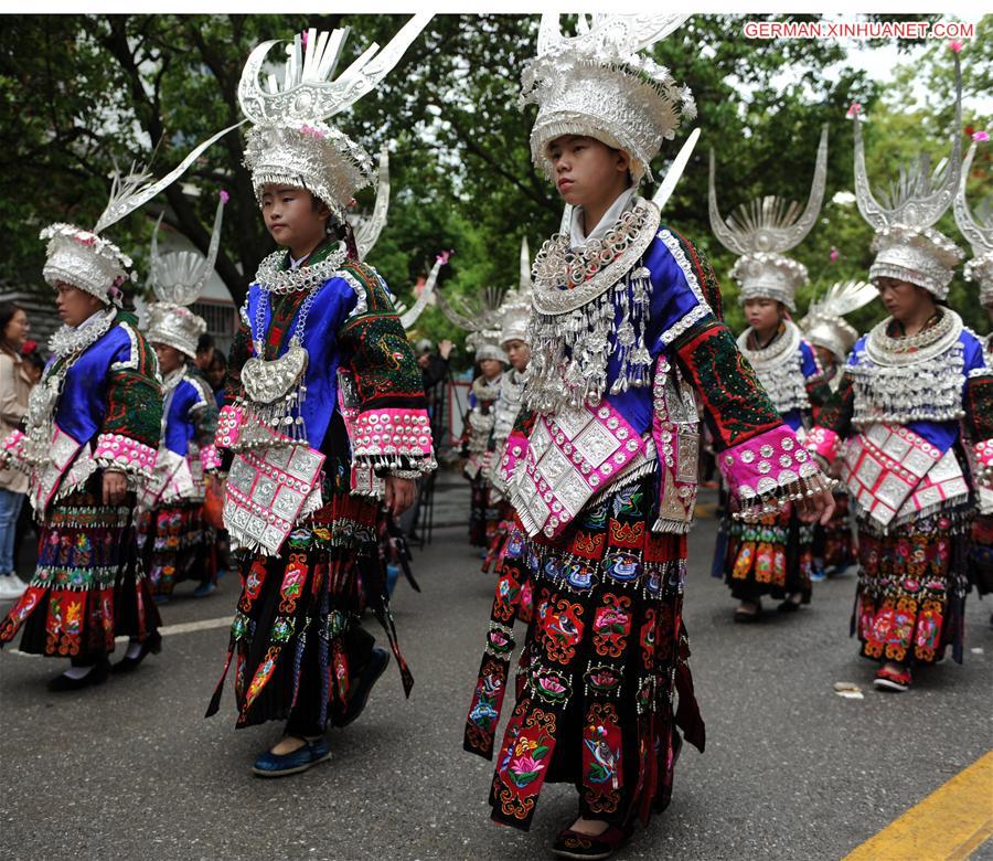 CHINA-GUIZHOU-MIAO ETHNIC GROUP-SISTERS FESTIVAL (CN) 