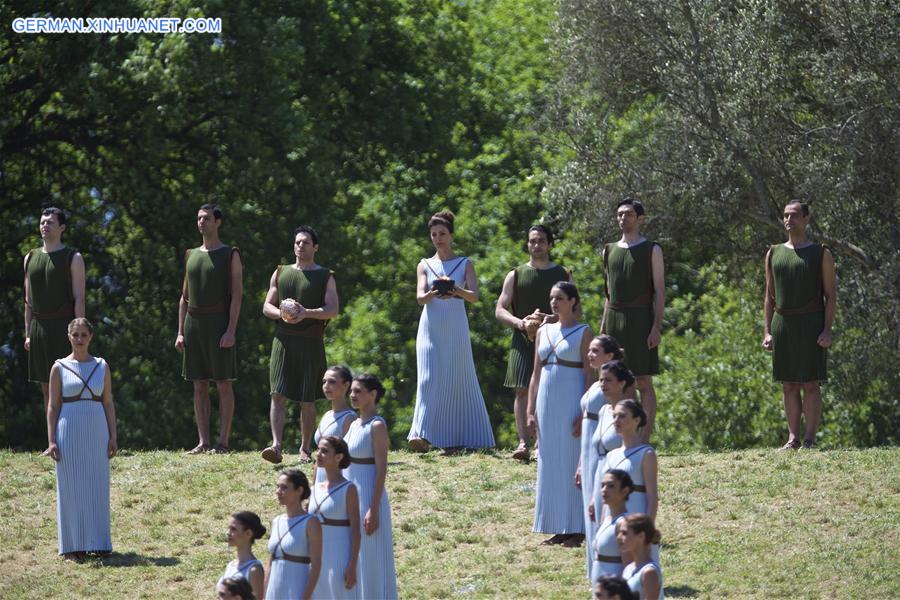 (SP)GREECE-OLYMPIA-RIO OLYMPICS-FLAME LIGHTING CEREMONY