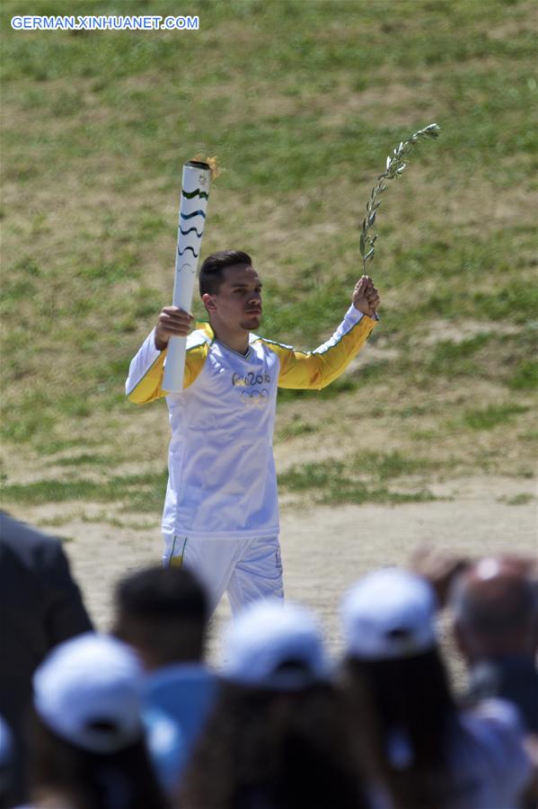 (SP)GREECE-OLYMPIA-RIO OLYMPICS-FLAME LIGHTING CEREMONY 