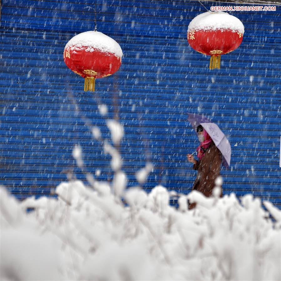#CHINA-INNER MONGOLIA-HULUN BUIR-SNOWFALL (CN)
