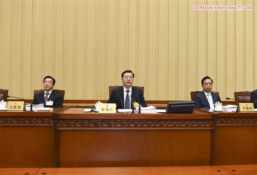 CHINA-BEIJING-ZHANG DEJIANG-NPC-MEETING(CN)