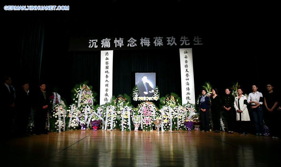 CHINA-BEIJING-MEI BAOJIU-FUNERAL (CN)
