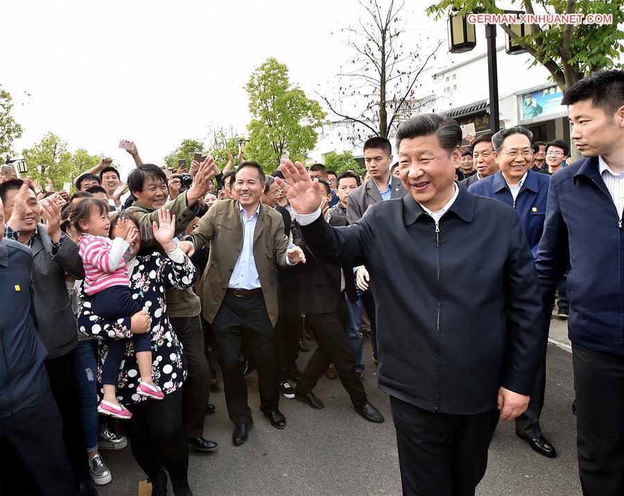 CHINA-XI JINPING-ANHUI-INSPECTION (CN)