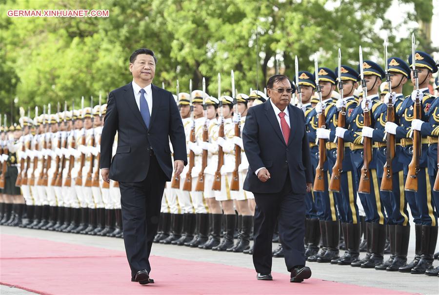 CHINA-BEIJING-XI JINPING-LAO PRESIDENT-TALKS(CN)