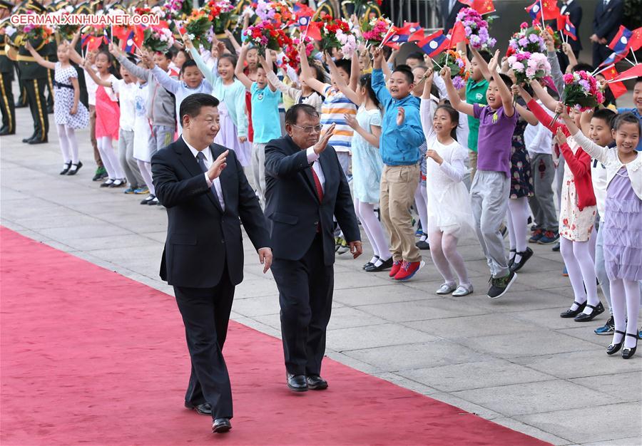 CHINA-BEIJING-XI JINPING-LAO PRESIDENT-TALKS(CN)